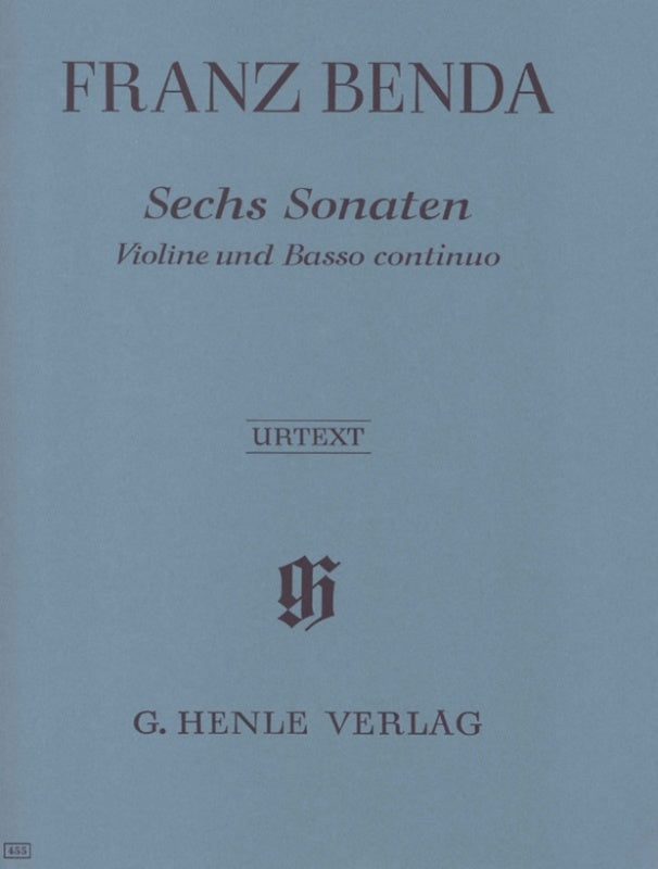 Benda: 6 Violin Sonatas Violin & Piano