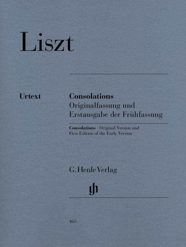 Liszt: Consolations Piano Solo