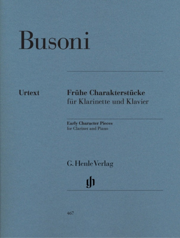 Busoni: Early Character Pieces for Clarinet & Piano