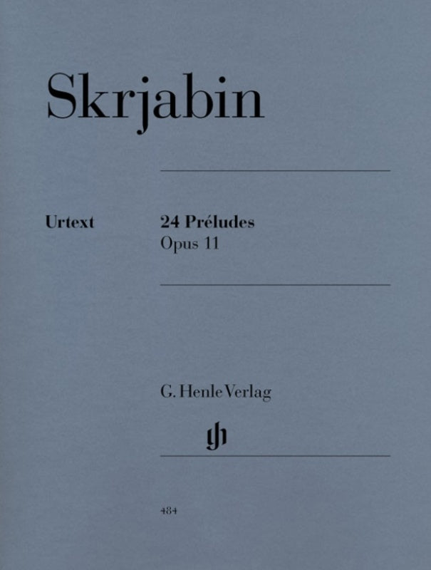 Scriabin: 24 Preludes Op 11 Piano Solo