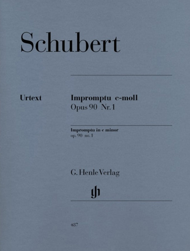 Schubert: Impromptu in C Minor Op 90 No 1 D 899 Piano Solo