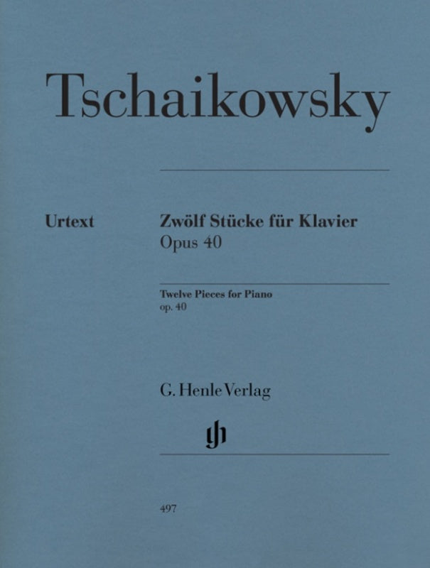 Tchaikovsky: Twelve Piano Pieces Op 40