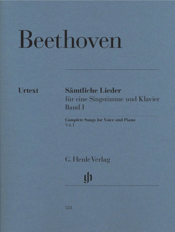 Beethoven: Complete Songs for Voice & Piano Volume 1
