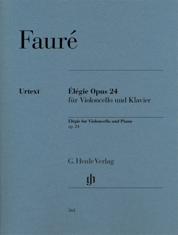 Faure: Elegie Op 24 for Cello & Piano