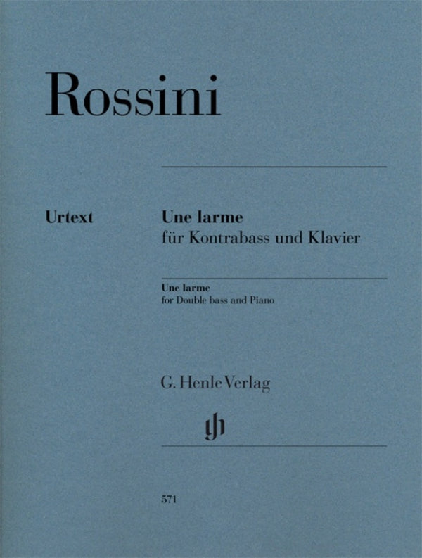 Rossini: Une Larne for Double Bass & Piano