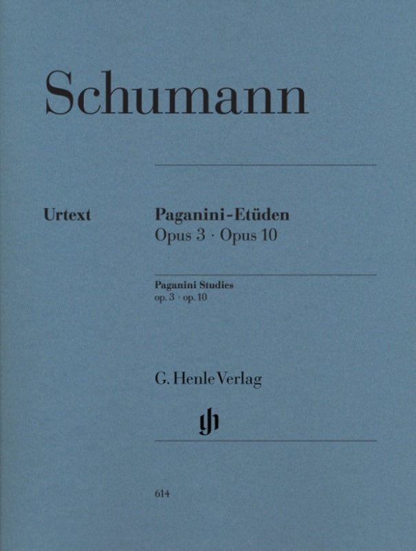Schumann: Paganini Studies Op 3 und 10 Piano Solo