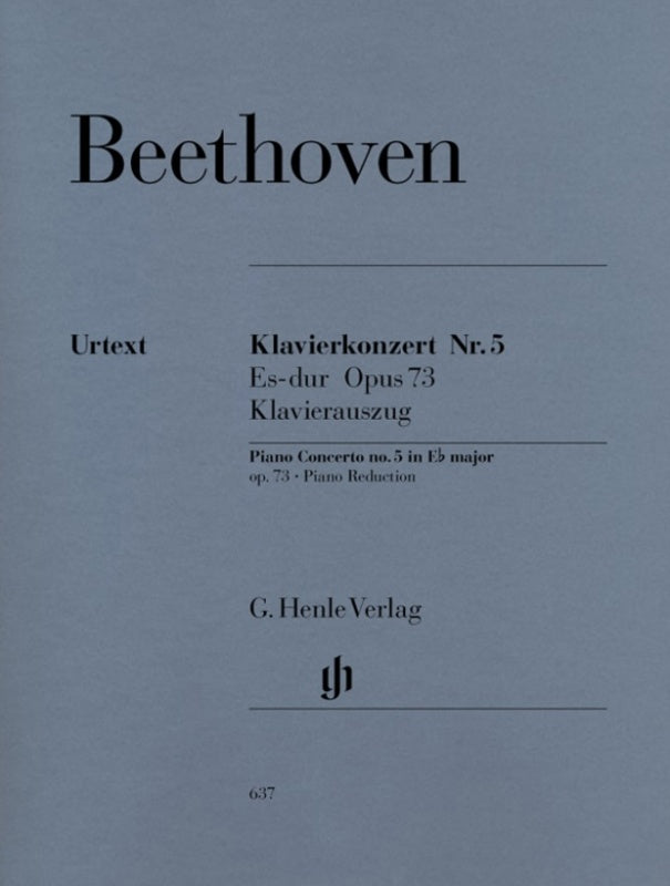 Beethoven: Concerto for Piano & Orchestra No 5 Op 73 for 2 Pianos 4 Hands