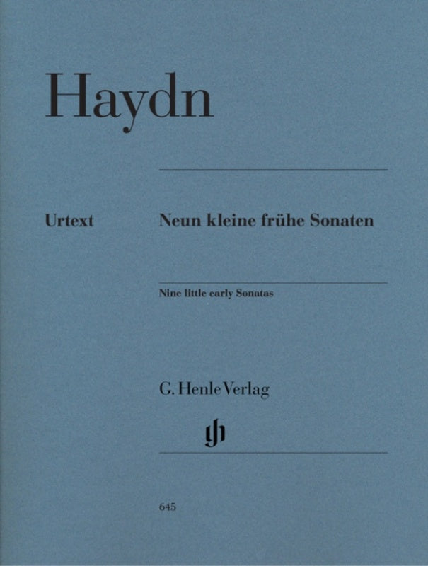 Haydn: Nine Little Early Sonatas Hob XVI:1 3 4 7-10 G1 D1