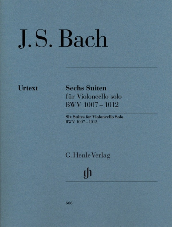 Bach: 6 Suites for Cello solo BWV 1007-1012
