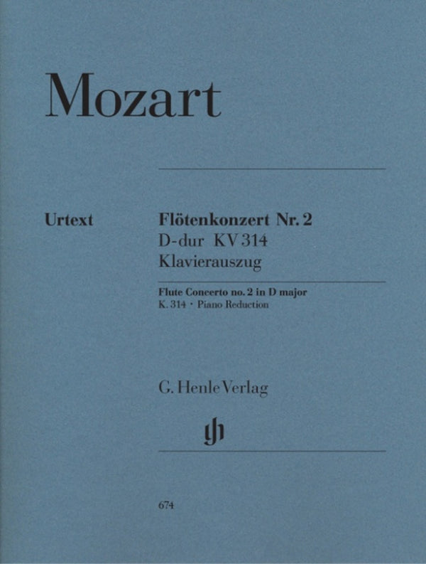 Mozart: Flute Concerto D Major KV 314 Flute & Piano