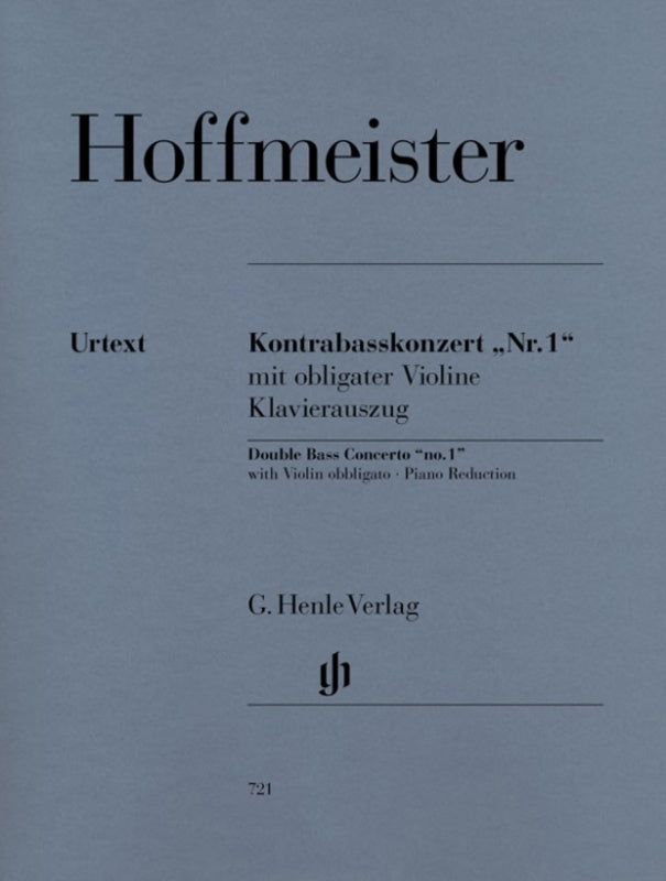 Hoffmeister: Concerto No 1 for Double Bass & Piano