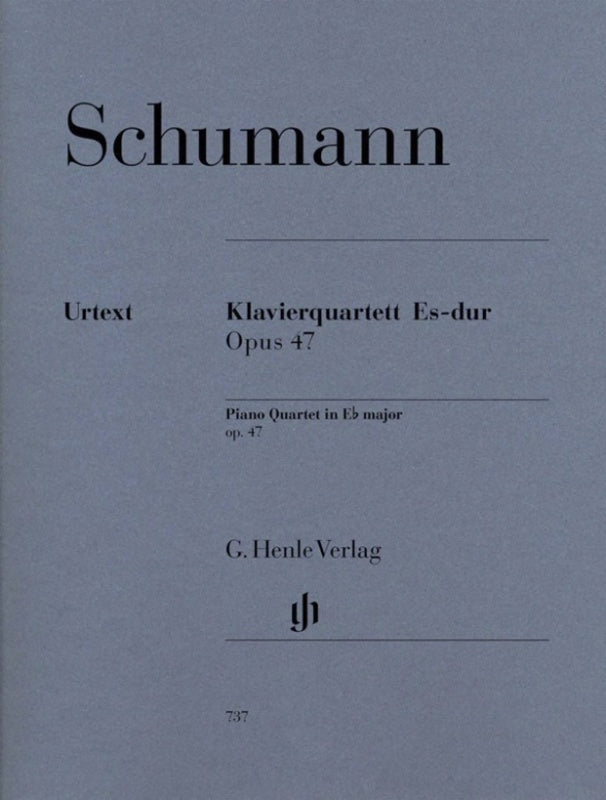 Schumann: Piano Quartet in E-flat Op 47 Score & Parts