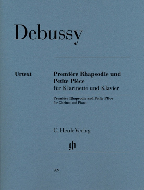 Debussy: Premiere Rhapsodie & Petite Piece Clarinet & Piano