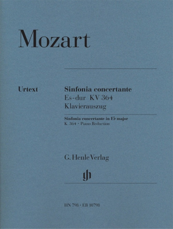 Mozart: Sinfonia Concertante K 364 Violin/Viola & Piano