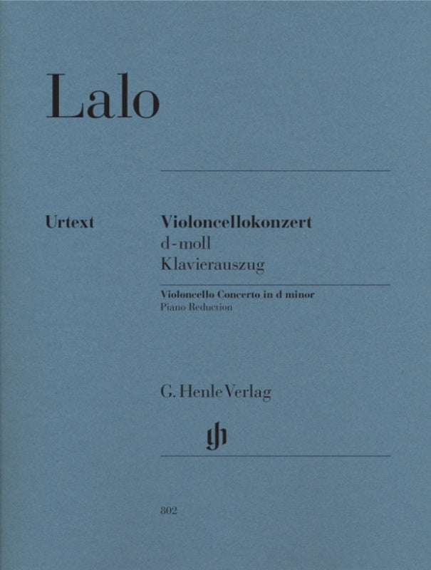 Lalo: Cello Concerto in D Minor Cello & Piano