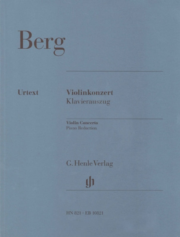 Berg: Violin Concerto Violin & Piano