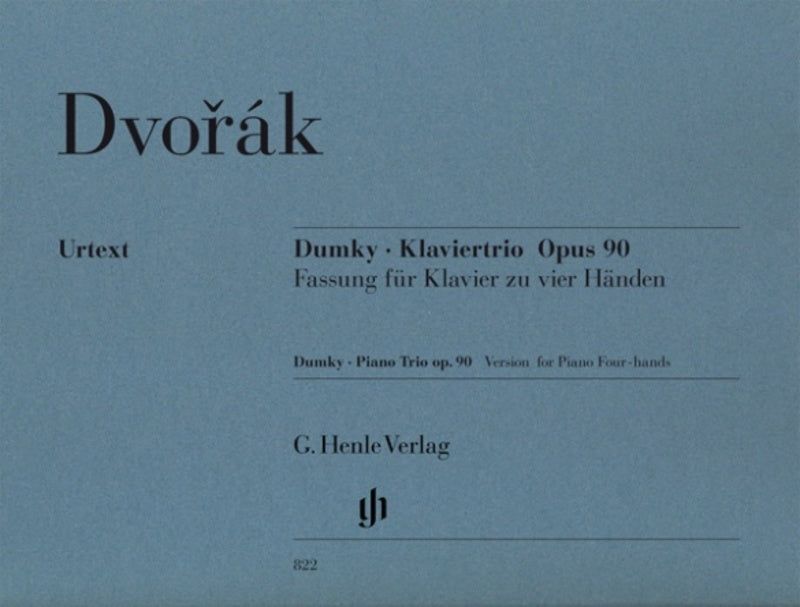 Dvorak: Dumky Piano Trio Op 90 version for Piano 4 Hands