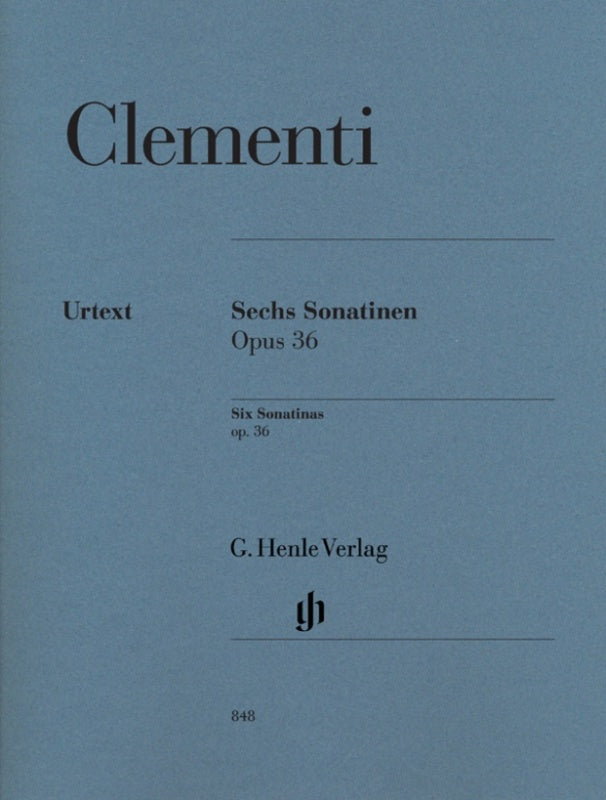 Clementi: Six Sonatinas Op 36 Piano Solo