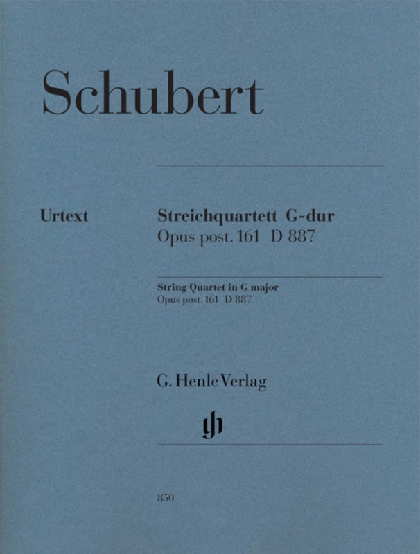 Schubert: String Quartet in G Major Op Post D887