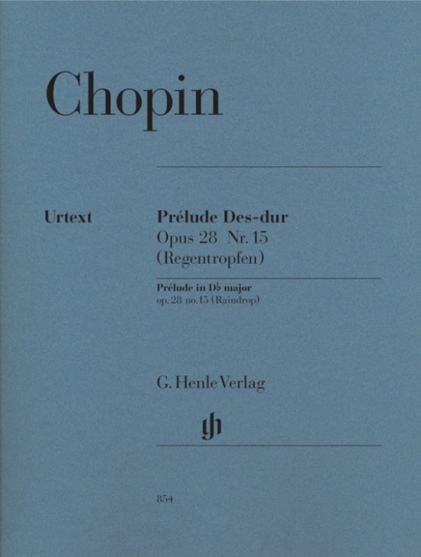 Chopin: Prelude in D-flat Major Op 28 No 15 Piano Solo