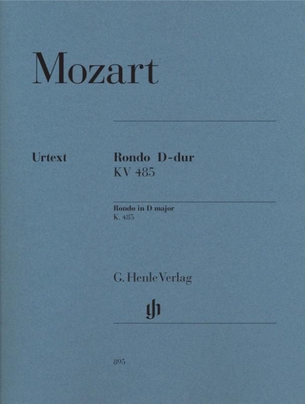 Mozart: Rondo in D Major K 485 Piano Solo