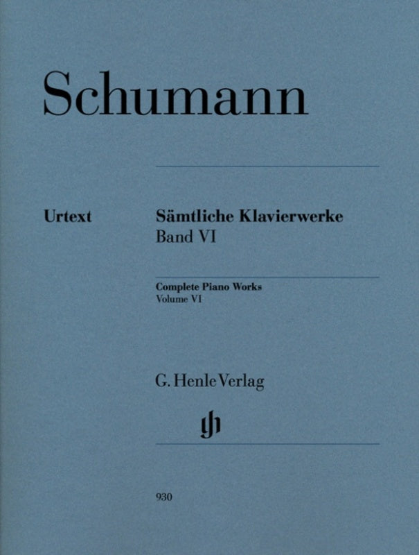 Schumann: Complete Piano Works Volume 6