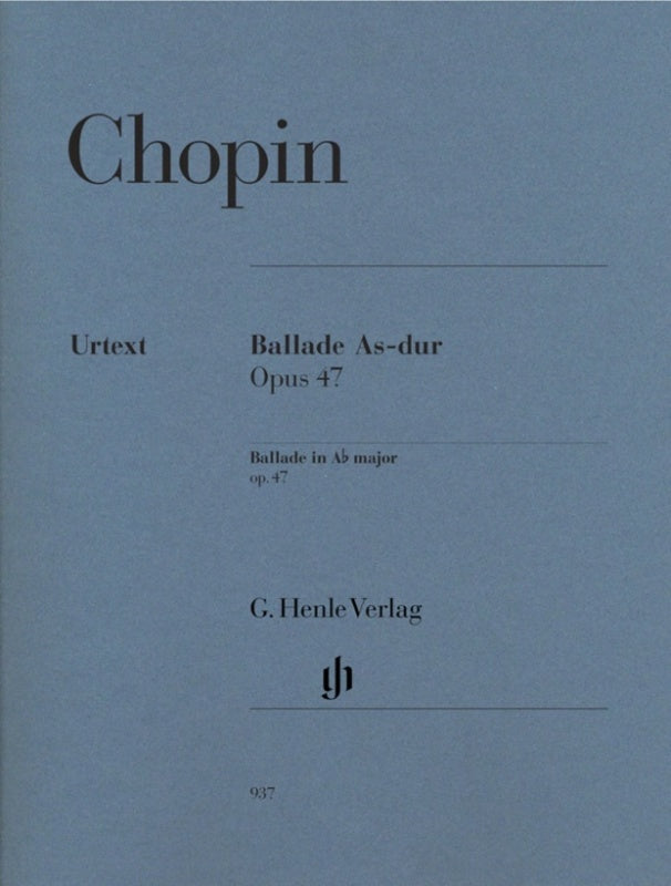 Chopin: Ballade in A-flat Major Op 47 Piano Solo