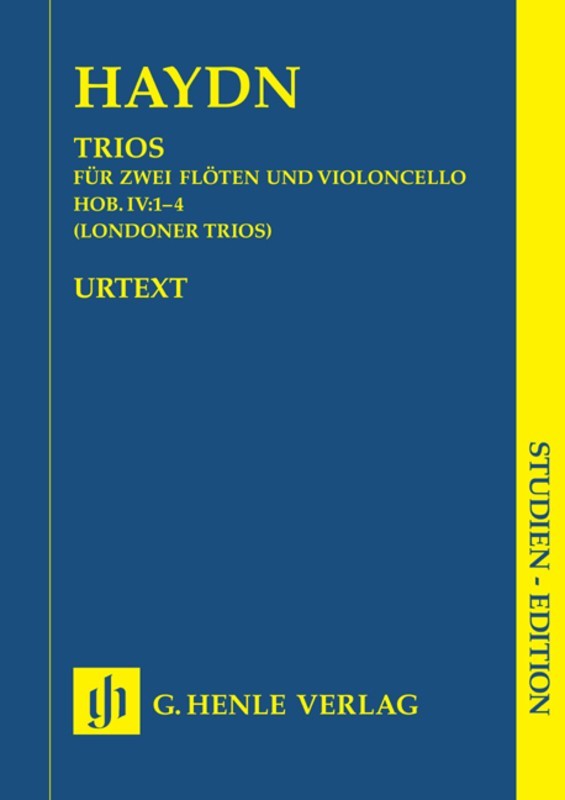 Haydn: Londoner Trios Hob IV:1û4 Study Score