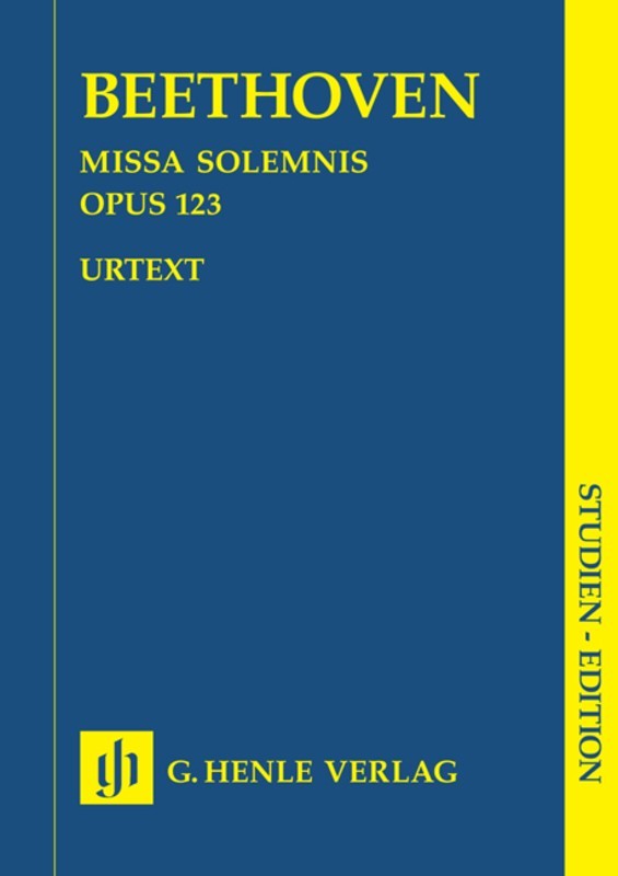 Beethoven: Missa solemnis D Major Op 123 Study Score