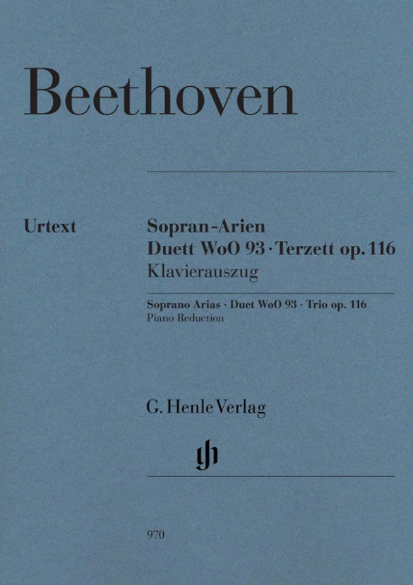 Beethoven: Soprano Arias Duet WoO 93 & Trio Op 116 Voice & Piano