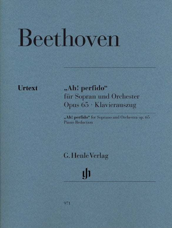 Beethoven: Ah Perfido Op 65 for Soprano Voice & Piano