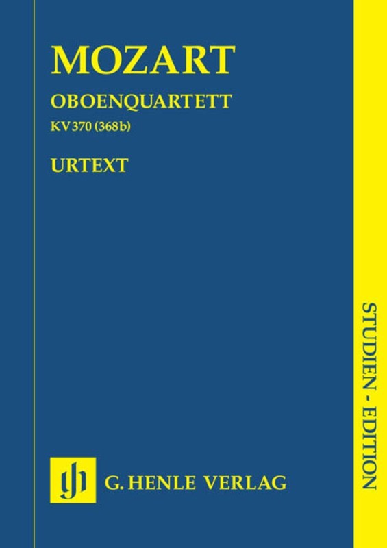 Mozart: Oboe Quartet in F Major K 370 Study Score