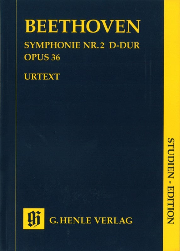 Beethoven: Symphony No 2 D Major Op 36 Study Score
