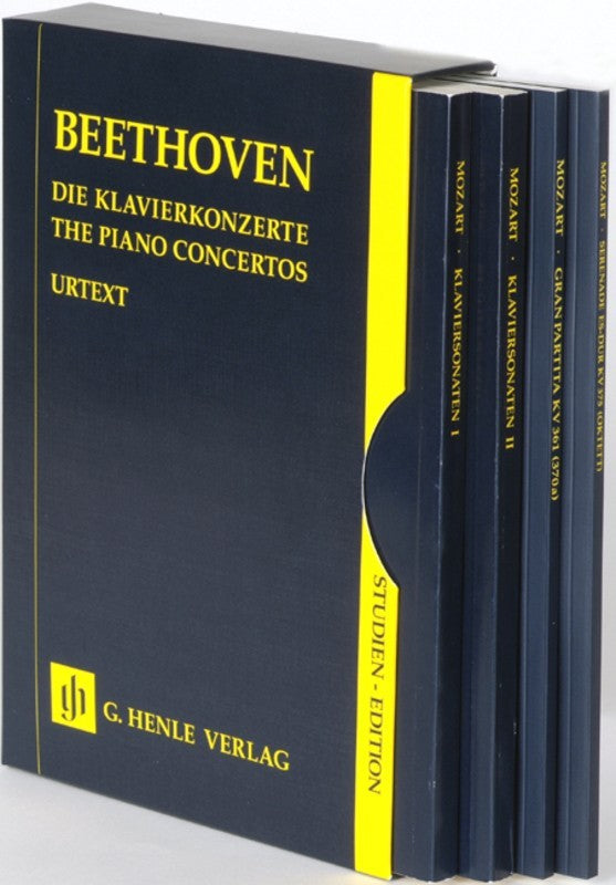 Beethoven: Complete Piano Concertos in a Slipcase Study Score
