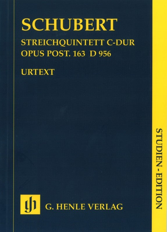 Schubert: String Quintet in C Op Post 163 D 956