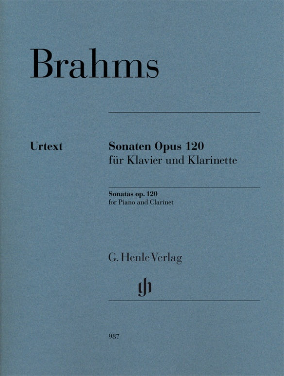 Brahms: Clarinet Sonatas Op 120 Clarinet & Piano