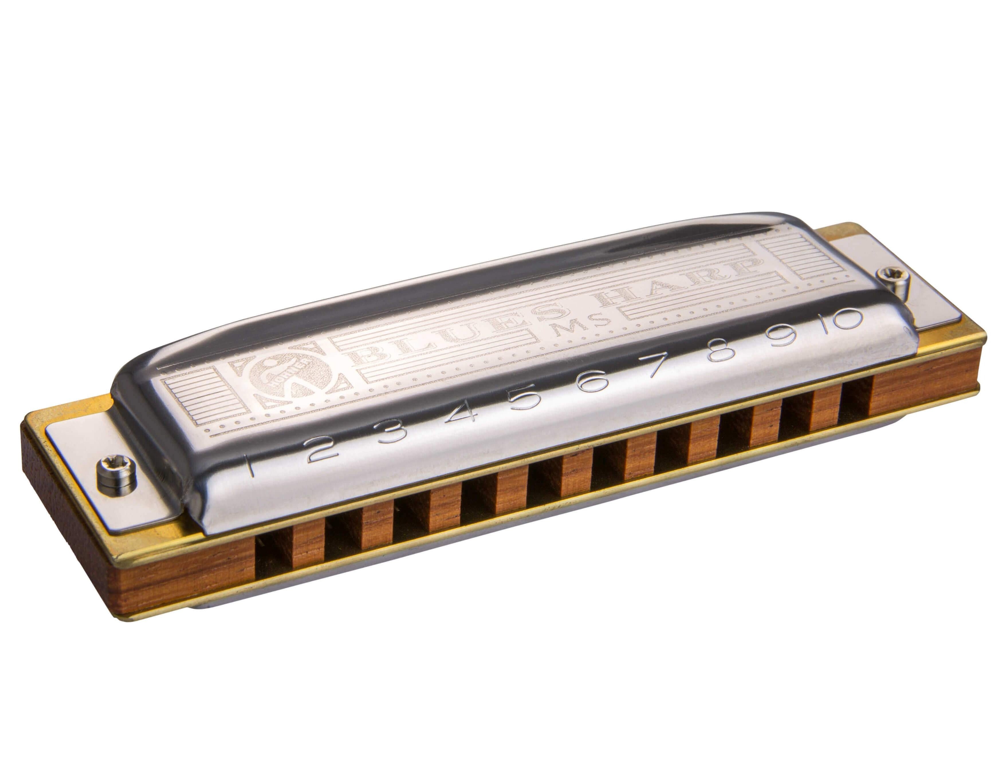 Hohner MS Series 10-Hole Diatonic Blues Harp Harmonica