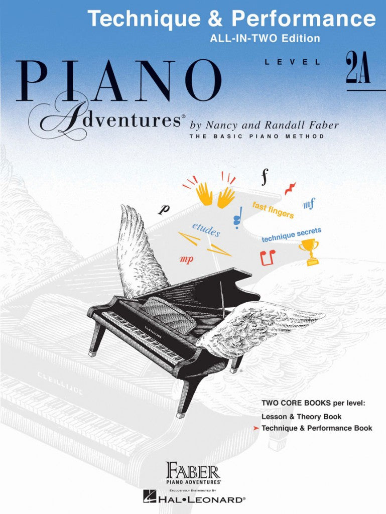 Piano Adventures All-In-Two Technique & Performance Book - Level 2A