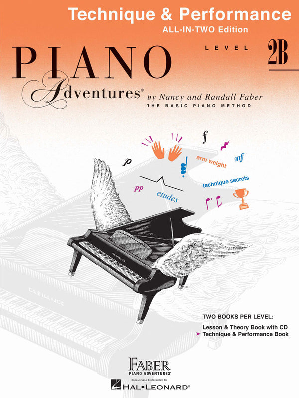 Piano Adventures All-In-Two Technique & Performance Book - Level 2B