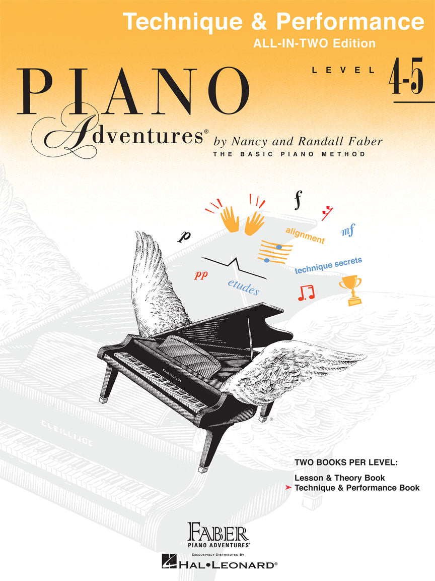 Piano Adventures All-In-Two Technique & Performance Book - Level 4-5