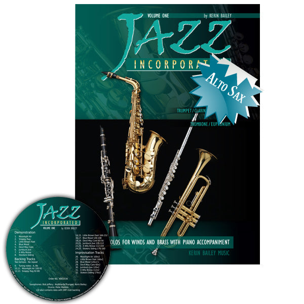 Jazz Incorporated Alto Sax Vol. 1 Book/CD