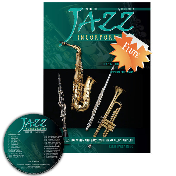 Jazz Incorporated Flute Vol. 1 Book/CD