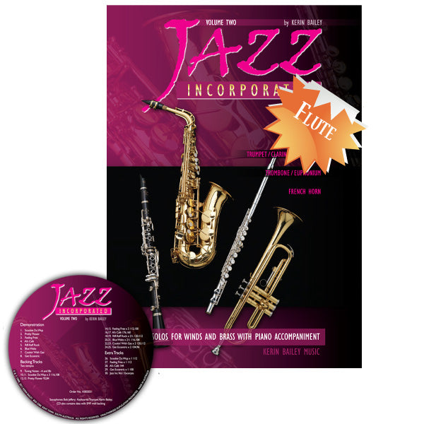 Jazz Incorporated Flute Vol. 2 Book/CD