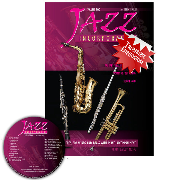 Jazz Incorporated Trombone Vol. 2 Book/CD