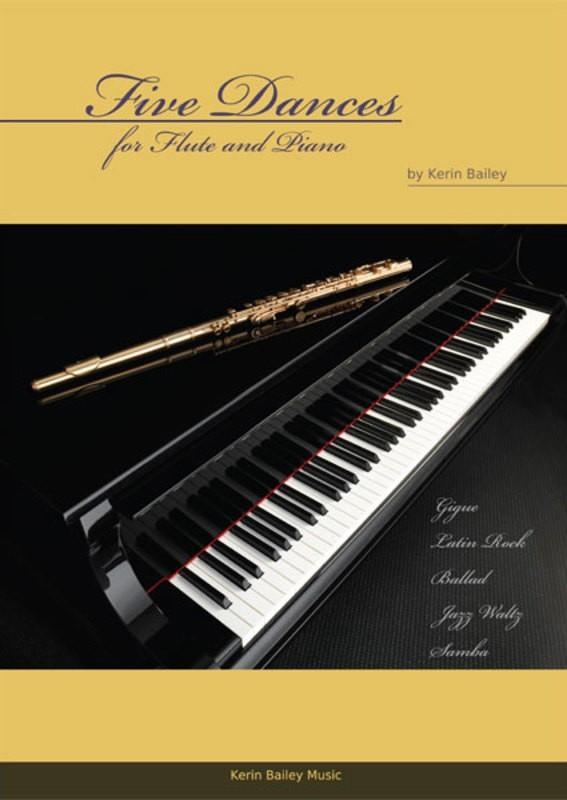 Bailey: Five Dances for Flute and Piano, Bk & CD