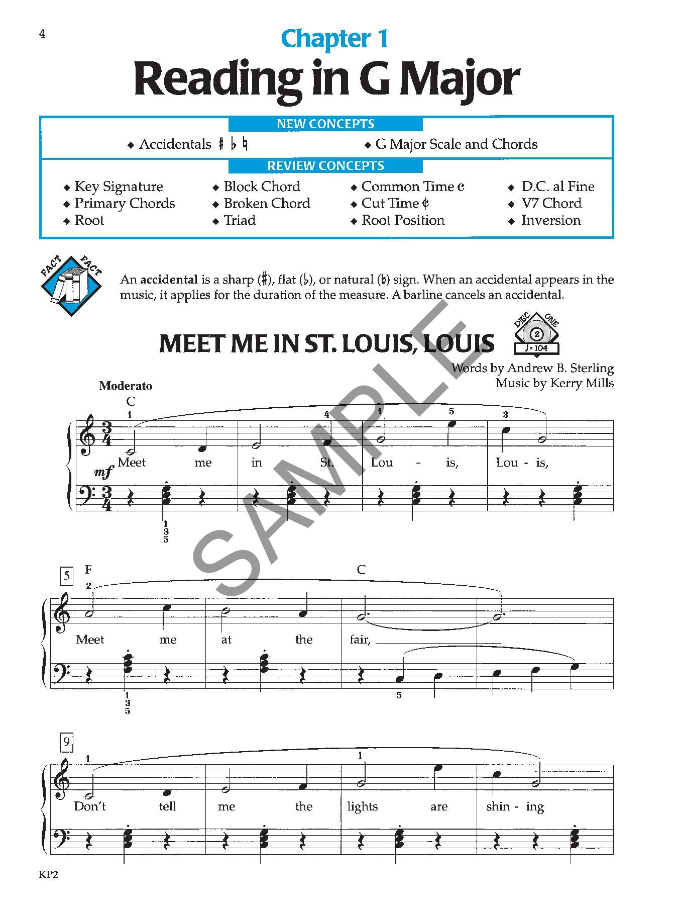 Bastien Piano For Adults, Book 2