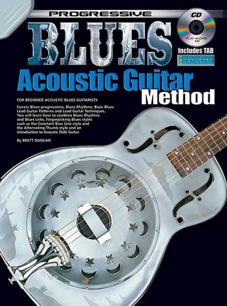 Progressive Blues Acoustic Guitar Method Bk/CD