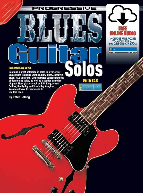 Progressive Blues Guitar Solos Bk/CD