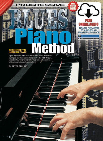 Progressive Blues Piano Method Book/Online Audio