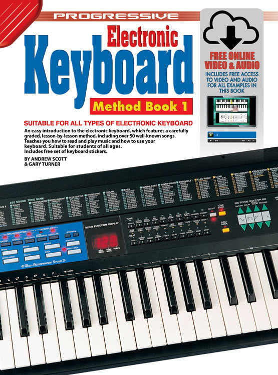 Progressive Electronic Keyboard Method Book 1 BkOA